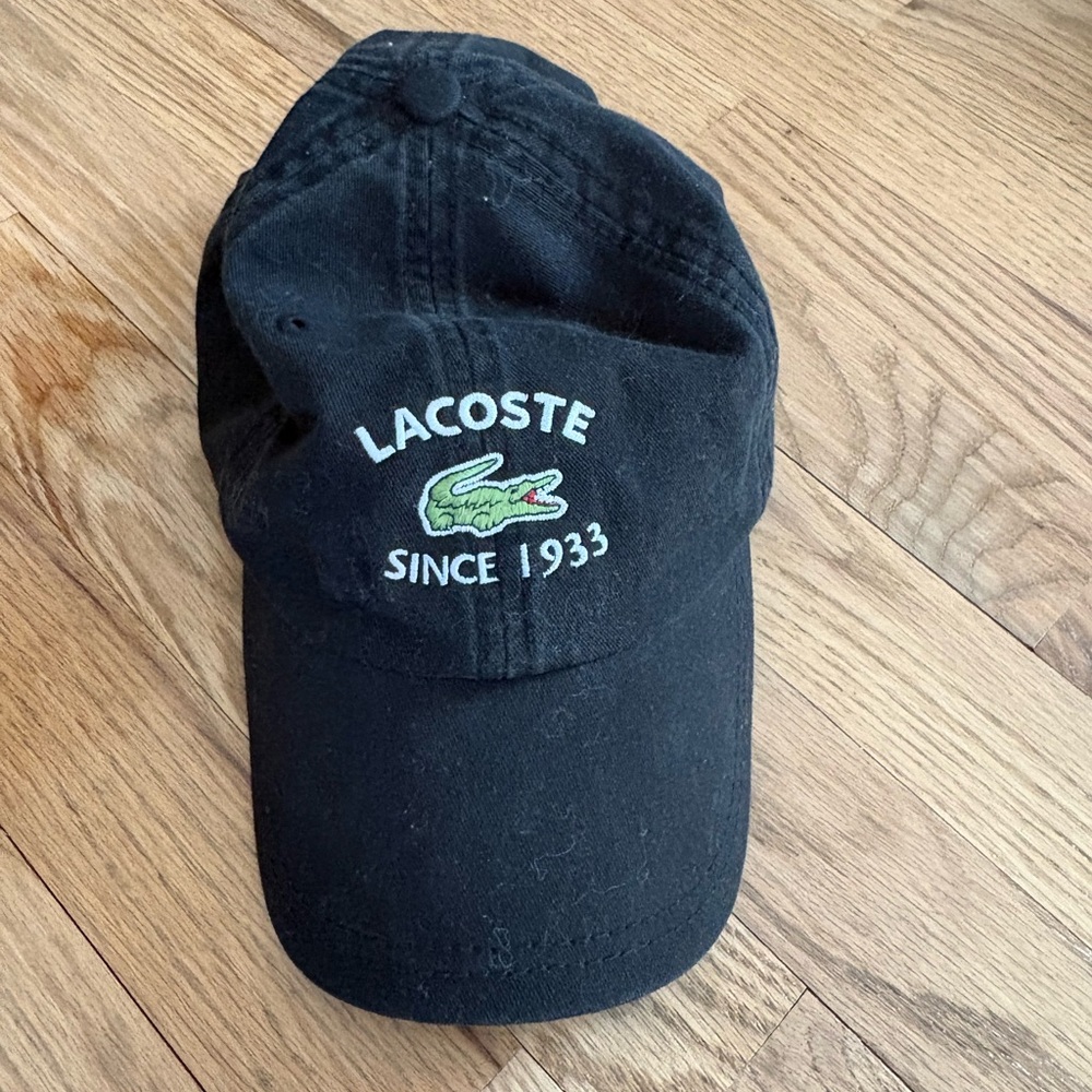 Lacoste Black Logo Cap